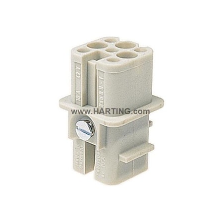 Harting Han U Female Insert Crimp, PK 10 09360083101